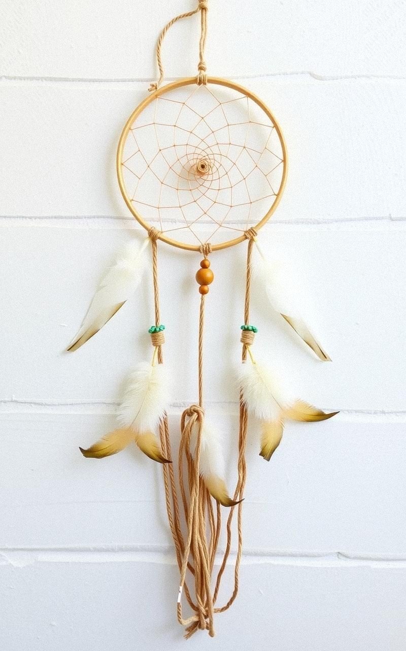 Boho Dreamcatcher with Embroidery Hoop