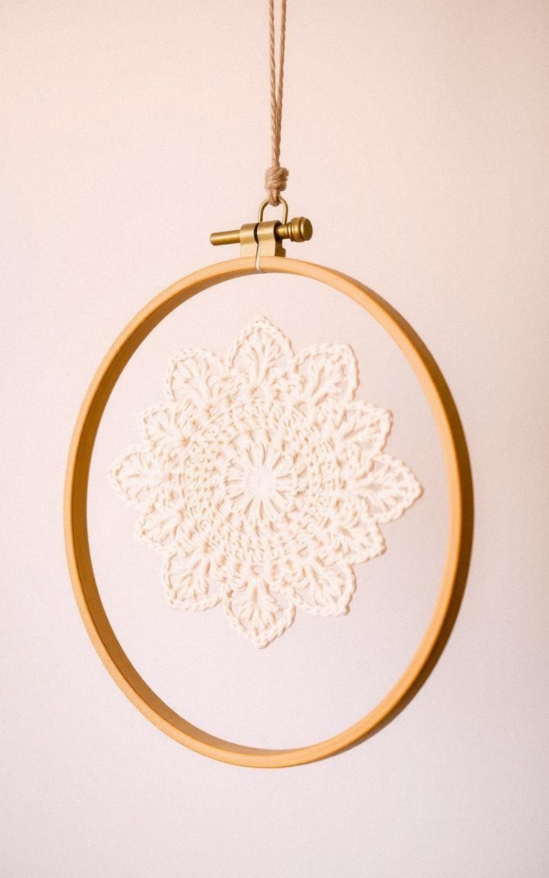 Crochet Hoop Wall Hanging