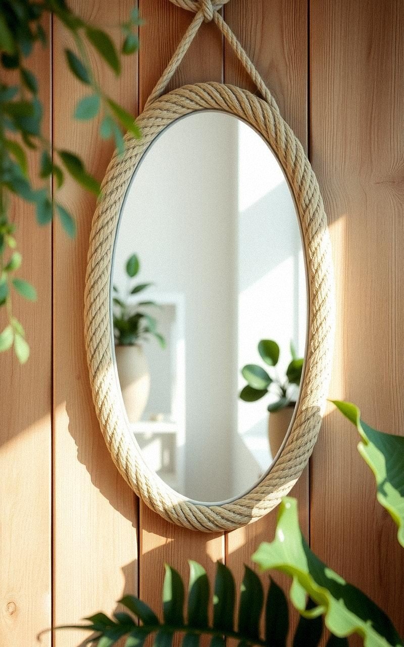 Cadre En Corde Rustique Pour Une Touche Naturelle