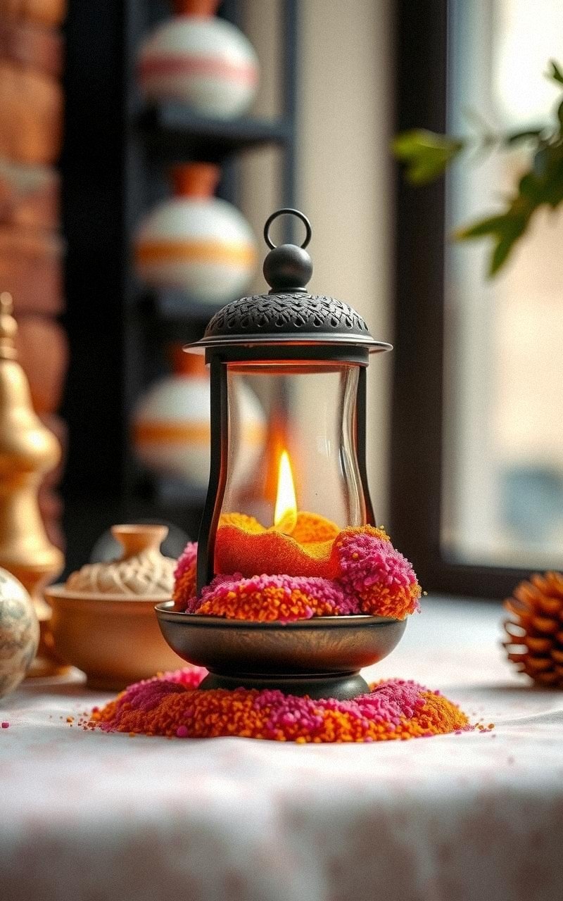 Lampes en sable pour éclairage d'ambiance