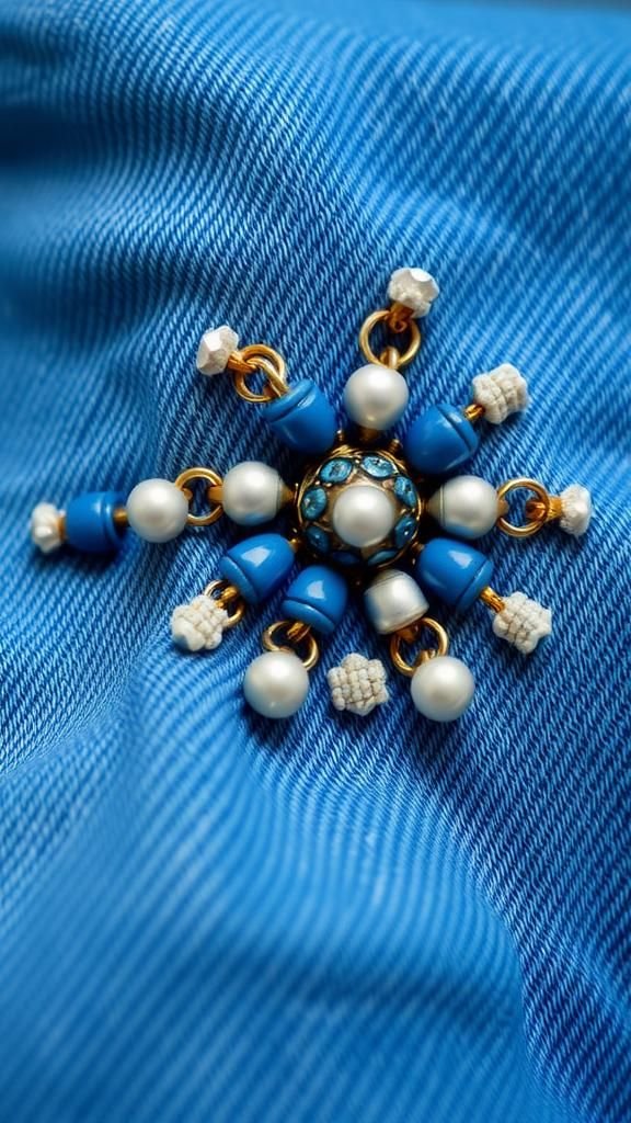 Bordado En Denim Con Pedrería Para Looks Urbanos