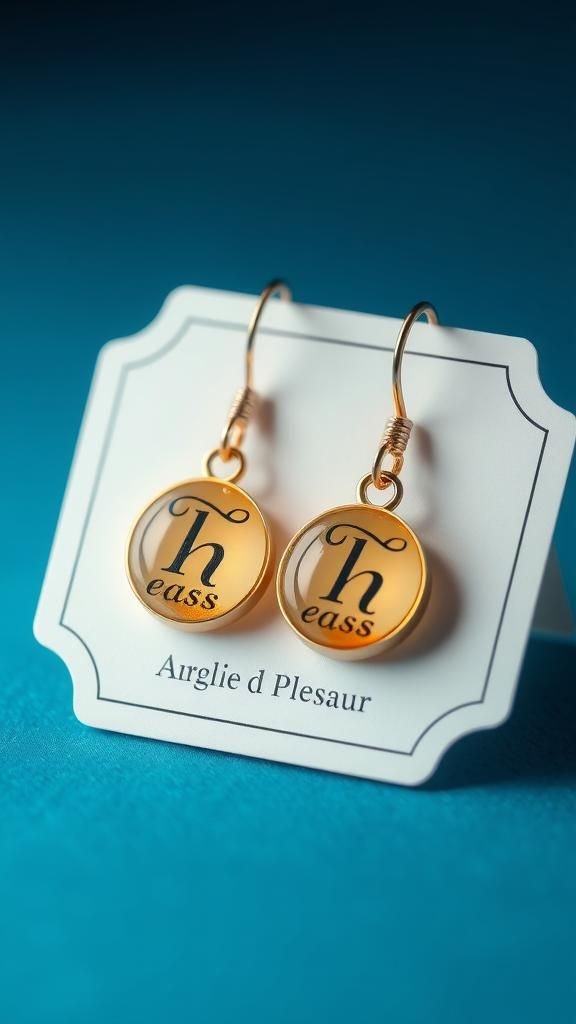 Initiales Personnalisées En Argile Pour Cadeau Intime