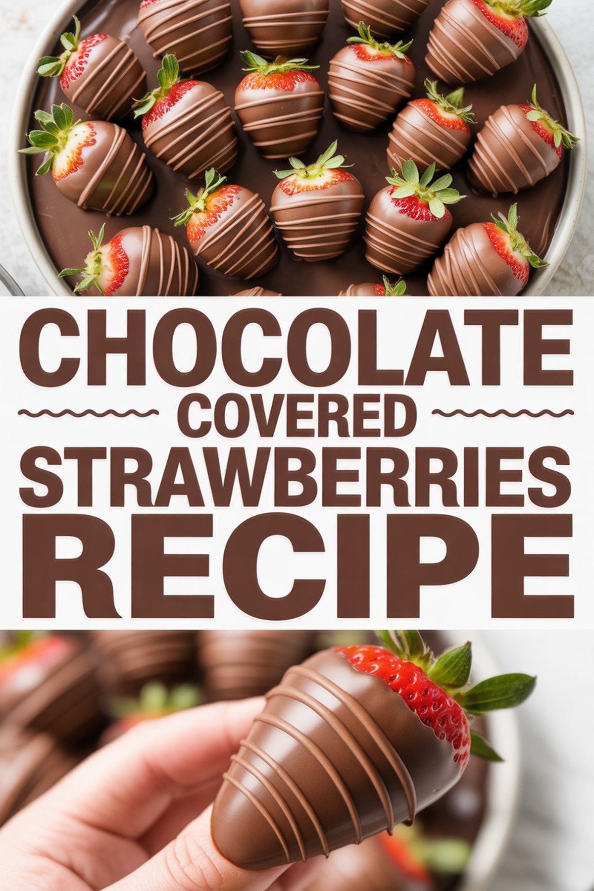 Chocolate Covered Strawberries Recipe recipe idea in stylish layout