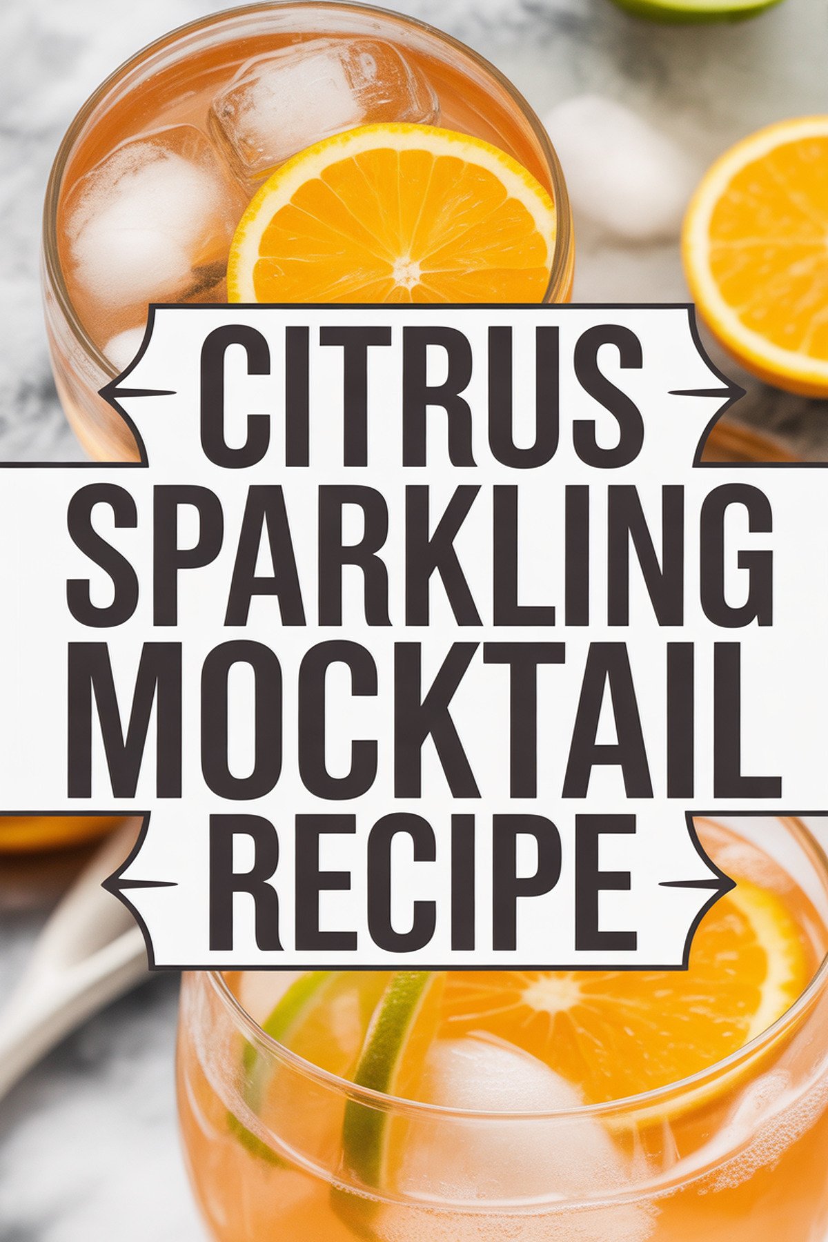 Citrus Sparkling Mocktail Recipe recipe idea in stylish layout