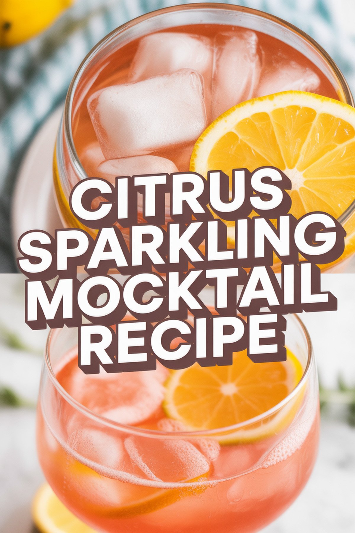 Citrus Sparkling Mocktail Recipe recipe idea in stylish layout