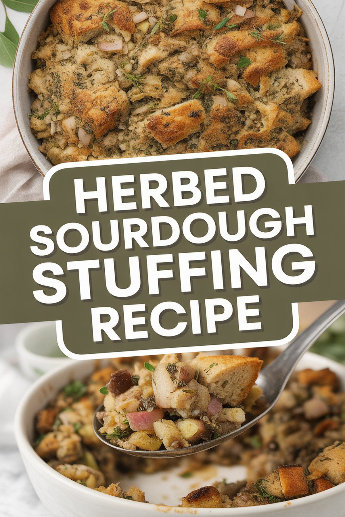 Herbed Sourdough Stuffing Recipe recipe idea in stylish layout