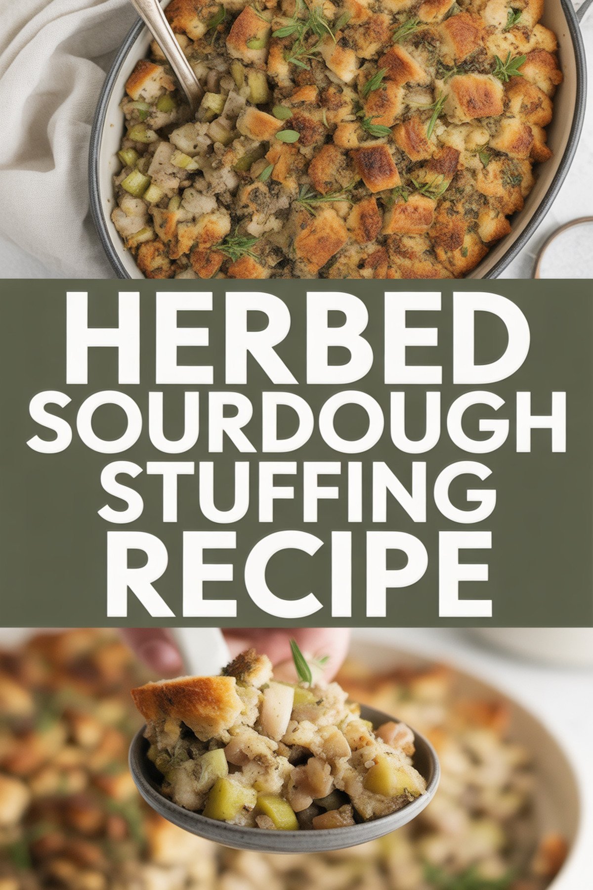 Herbed Sourdough Stuffing Recipe recipe idea in stylish layout