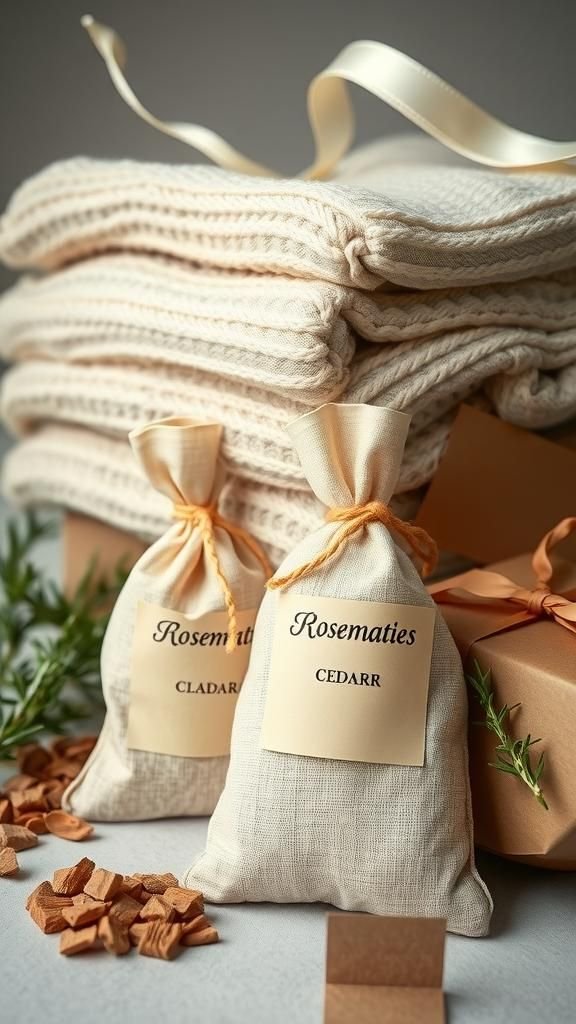 Herbal Wardrobe Protectors With Natural Moth-Deterrent Blend