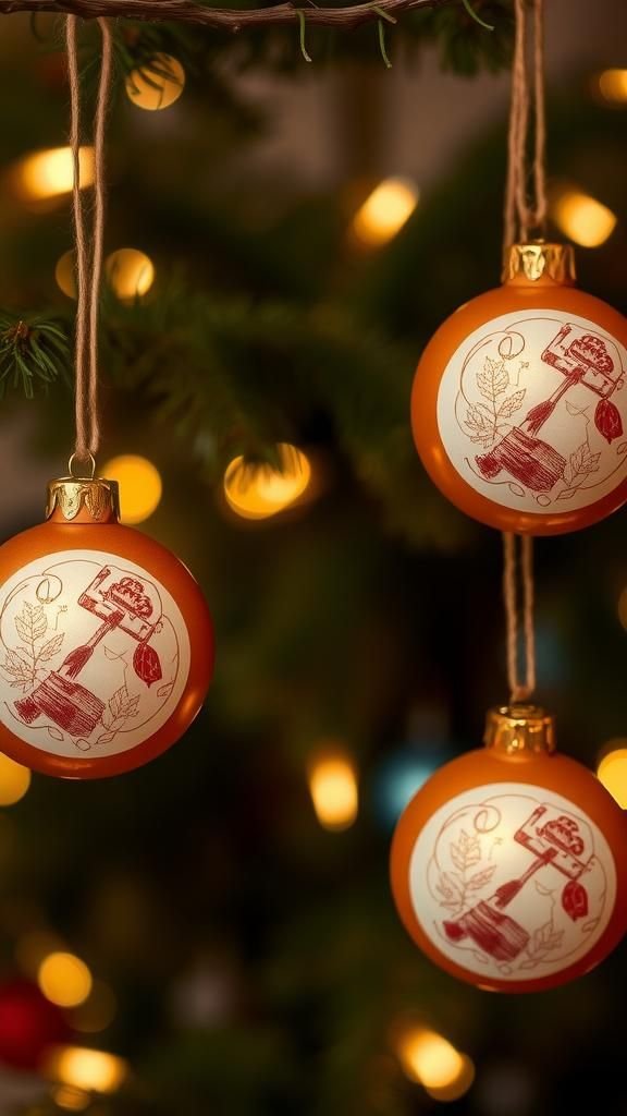 Ornements Saisonniers Aux Feuilles Martelées Délicates