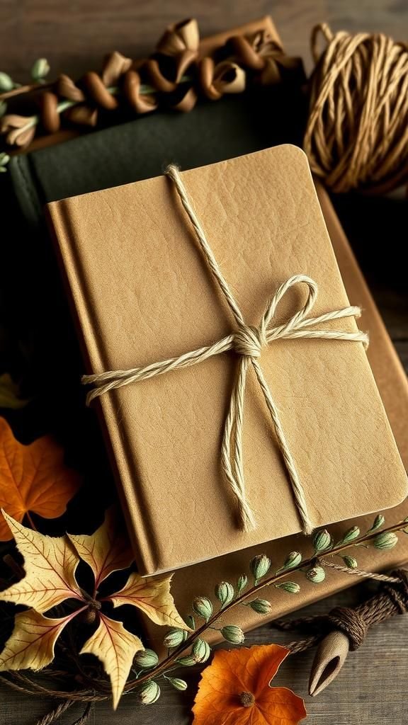 Encuadernación Con Cordones Naturales Y Acabado Rústico