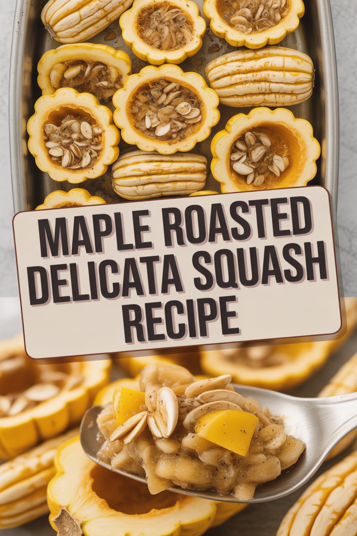Maple Roasted Delicata Squash Recipe recipe idea in stylish layout