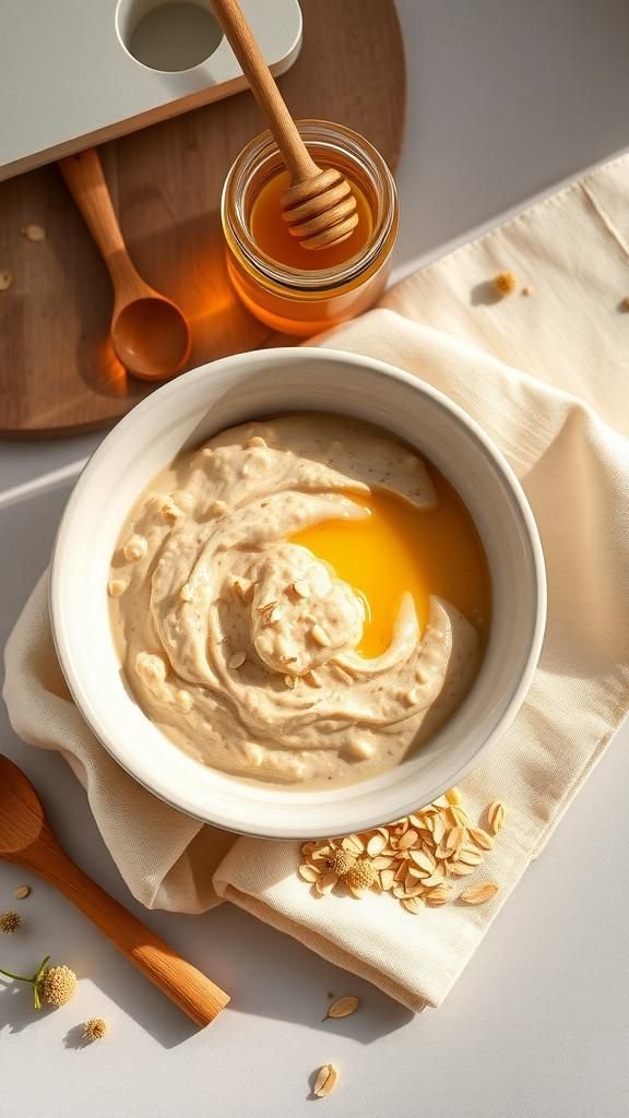 Soothing Honey Oat Mask For Calm Skin