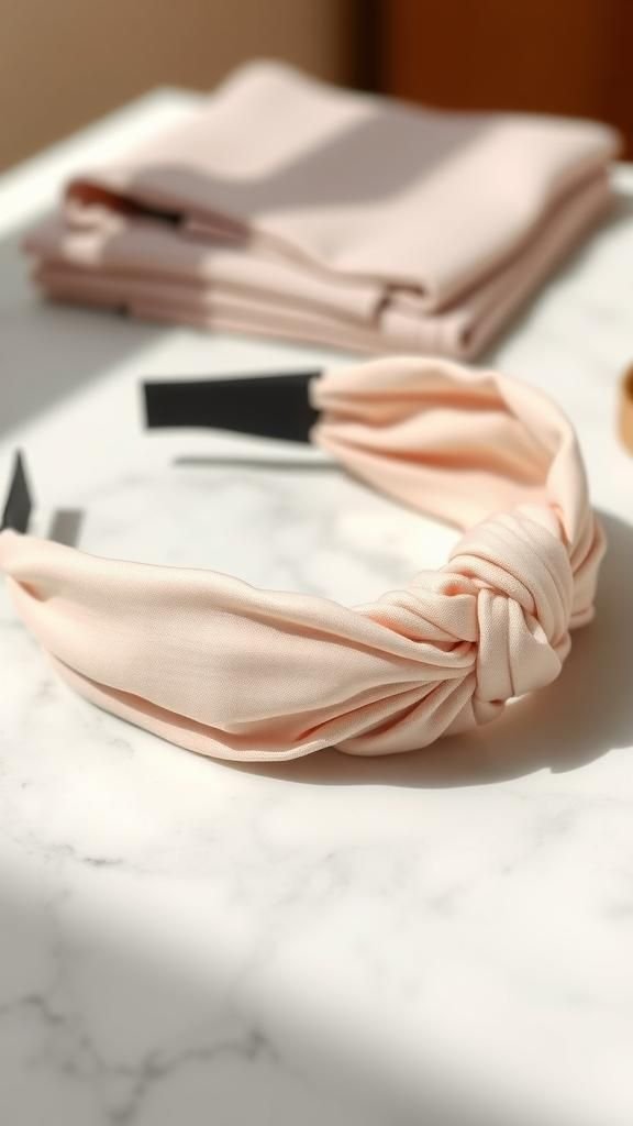 Soft Jersey Top-Knot No-Sew Fabric Headband
