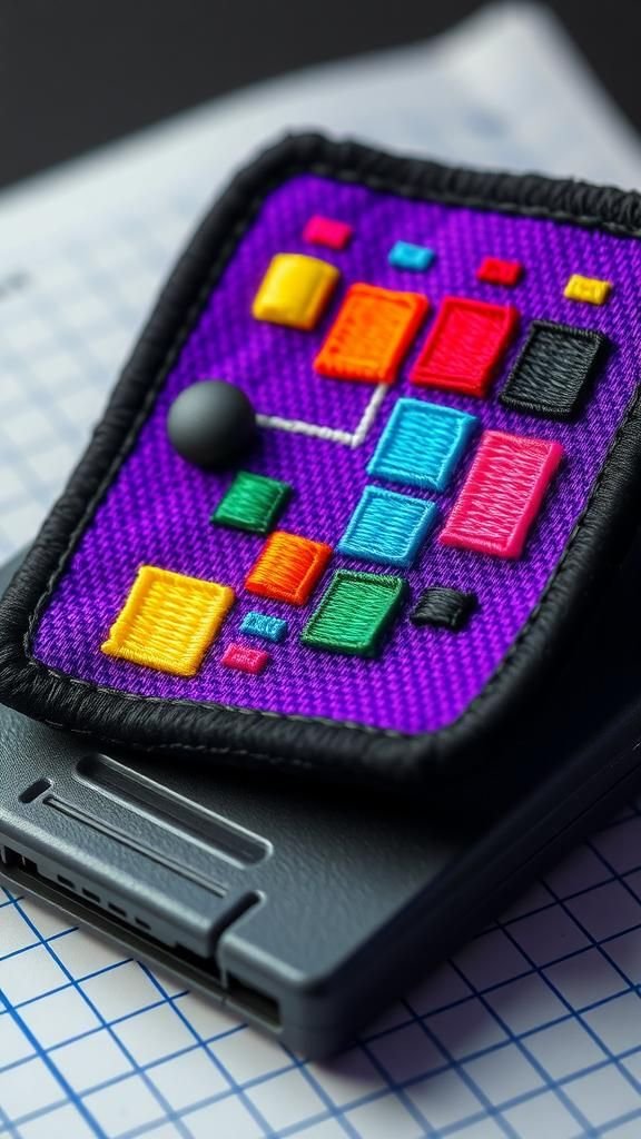 Pixel Art Arcade Avec Fil Carré