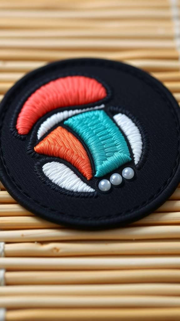 Trio Sushi Kawaii Aux Couleurs Vives