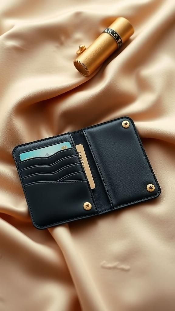 Portadocumentos De Viaje Tipo Cartera Multifunción Compacta