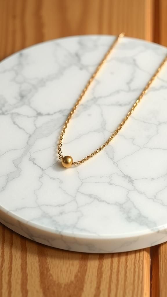 Plateau Texturé Style Marbre Pour Colliers