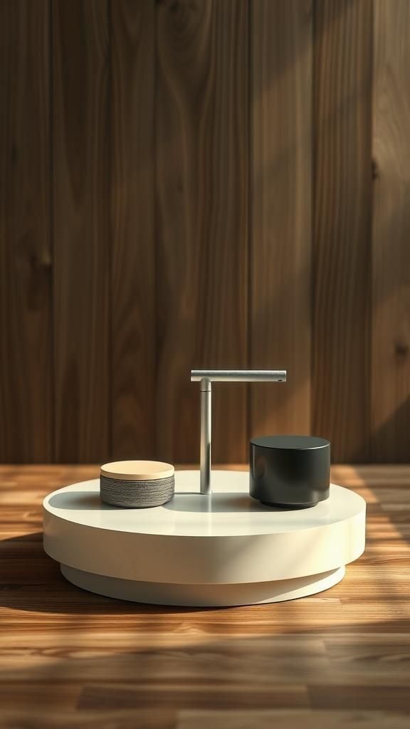 Socle Rotatif Discret Pour Affichage De Colliers