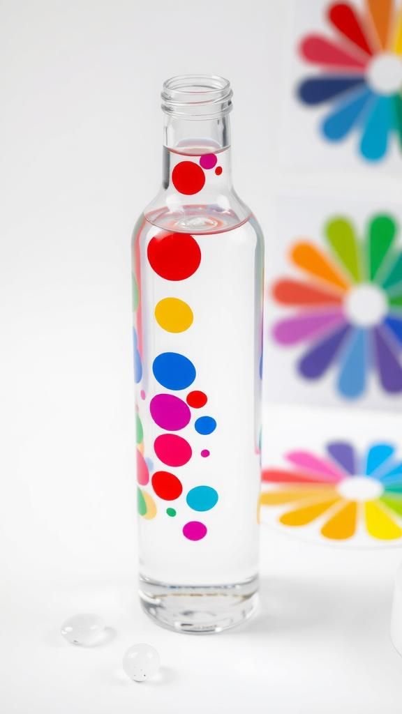 Color Mixing Discovery Sensory Bottle Experiment