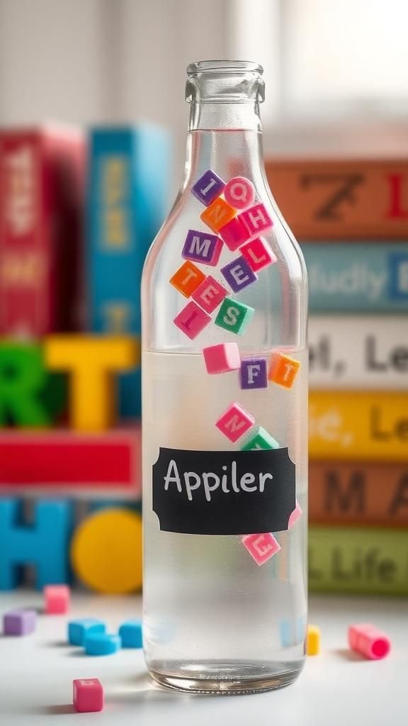 Floating Alphabet Letter Discovery Sensory Bottle