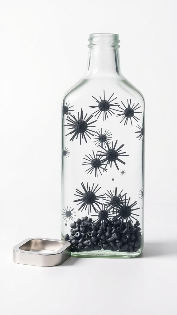 Magnetic Iron Filings Maze Sensory Bottle