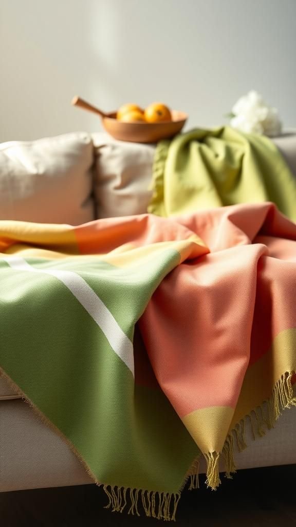 Dégradé Ombre Sur Plaids Par Pulpe D'avocat