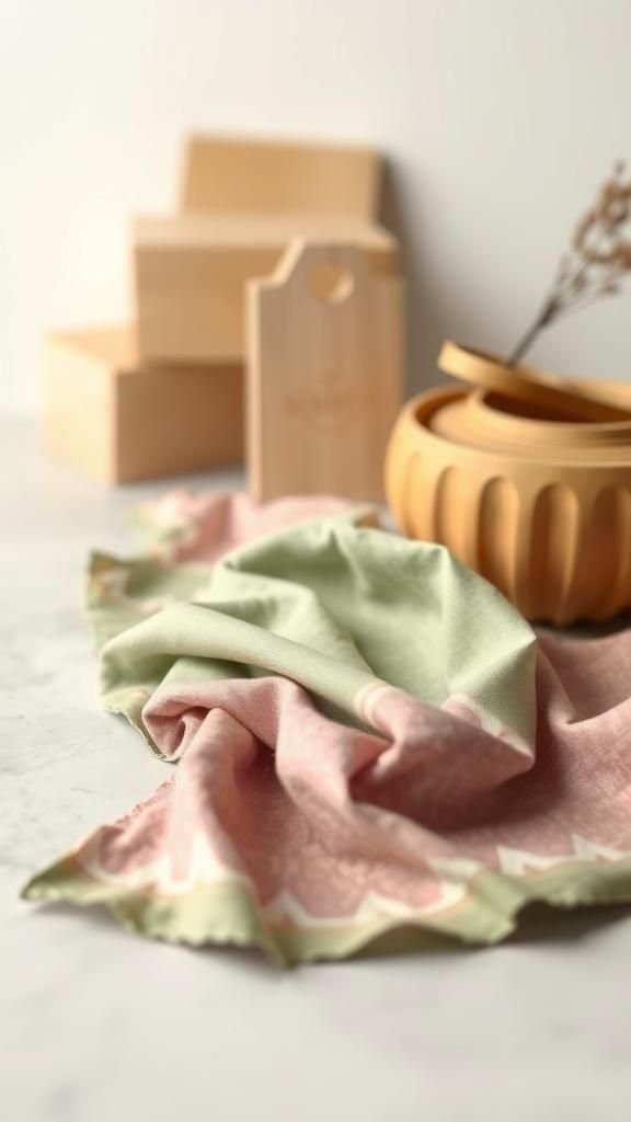 Motifs Shibori Subtils Avec Teinte D'avocat