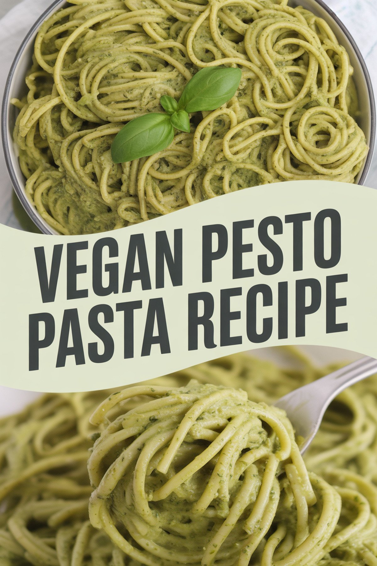 Vegan Pesto Pasta Recipe recipe idea in stylish layout