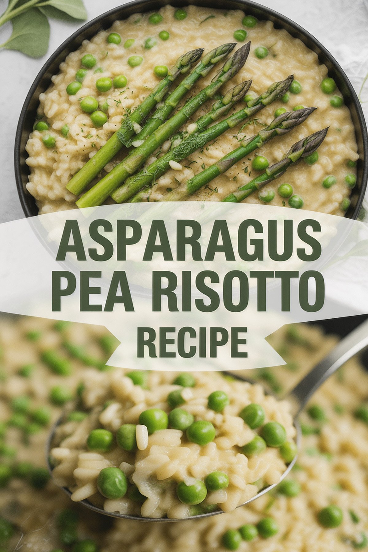 Asparagus Pea Risotto Recipe recipe idea in stylish layout