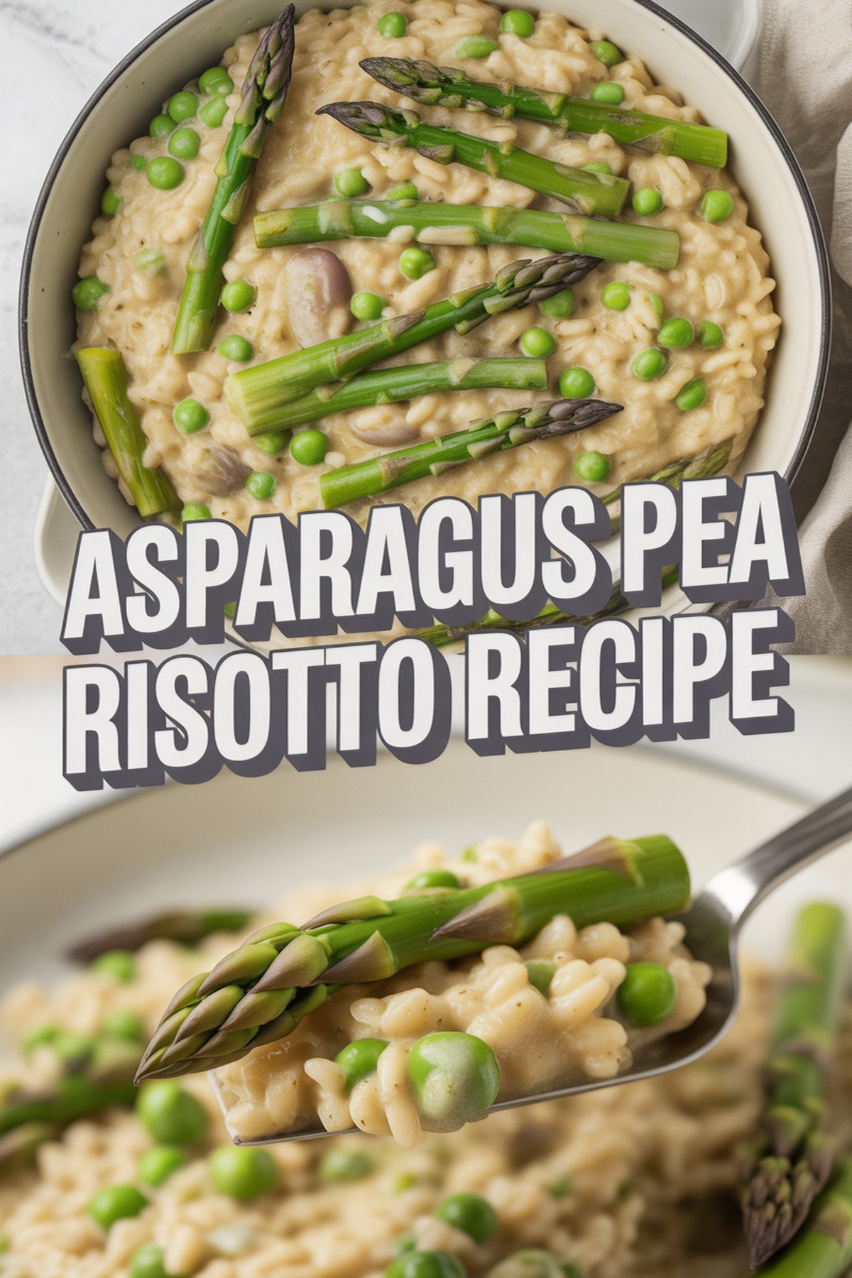 Asparagus Pea Risotto Recipe recipe idea in stylish layout