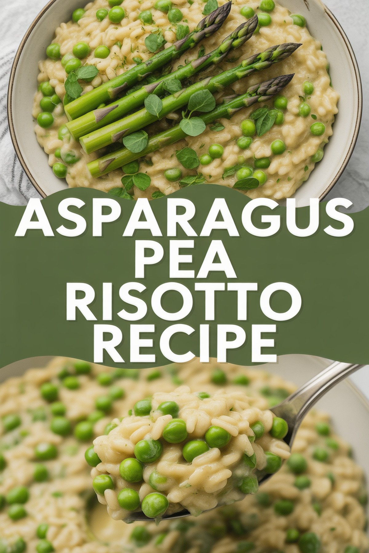 Asparagus Pea Risotto Recipe recipe idea in stylish layout