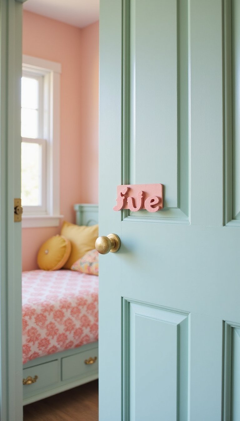 Foam Letter Name Plate for Kids' Rooms