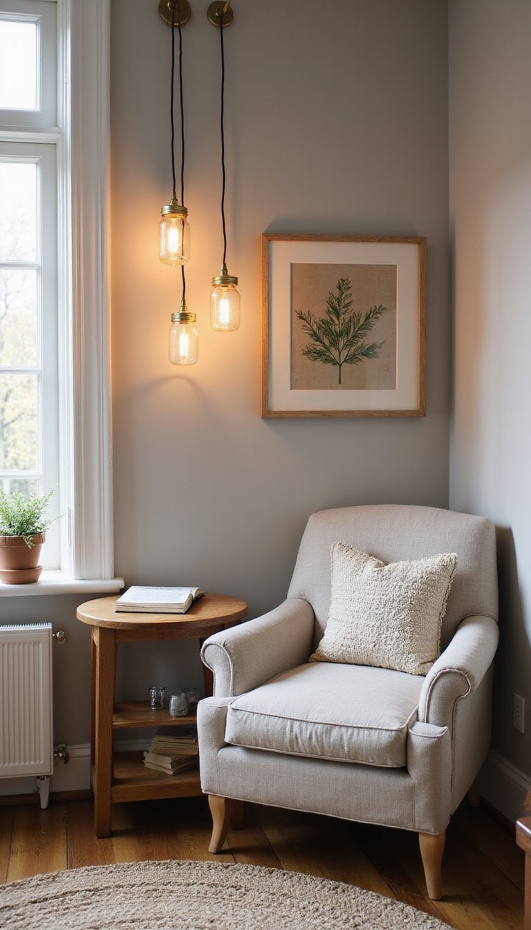 Mason Jar Pendant Lights for Cozy Corners