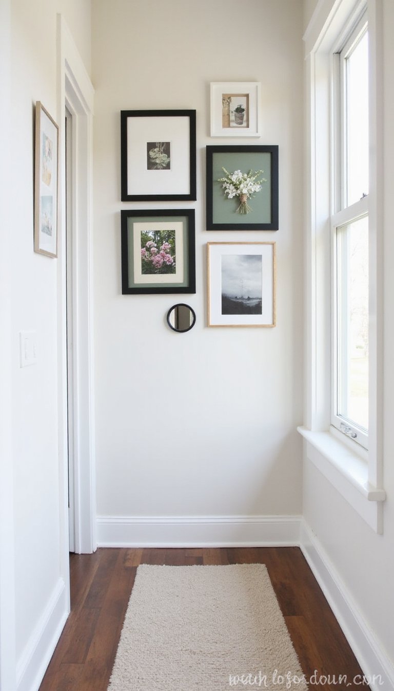 Painted Dollar Frames Turned Gallery Wall