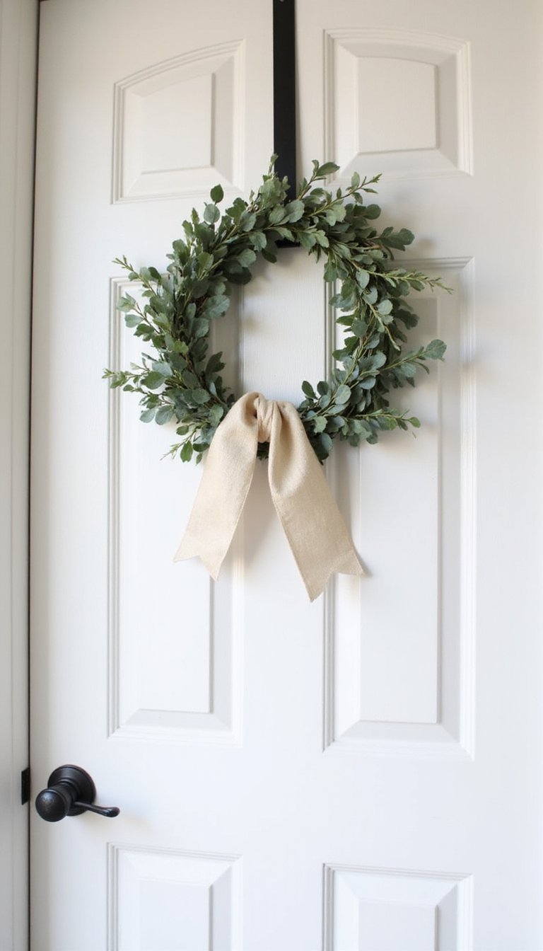 Seasonal Wreath Made from Foam Rings