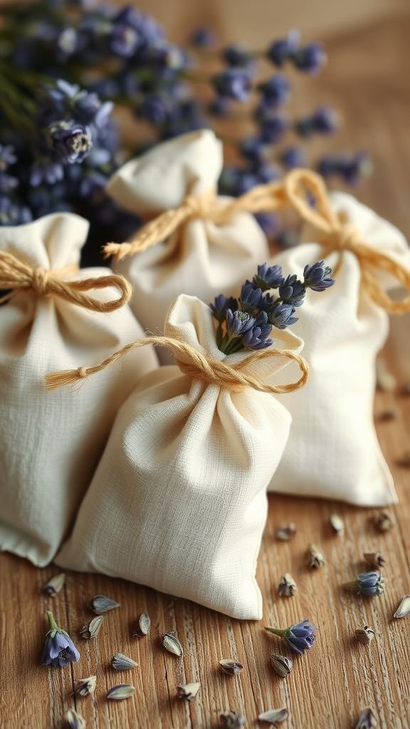 Lavender sachets for drawers and linen closets