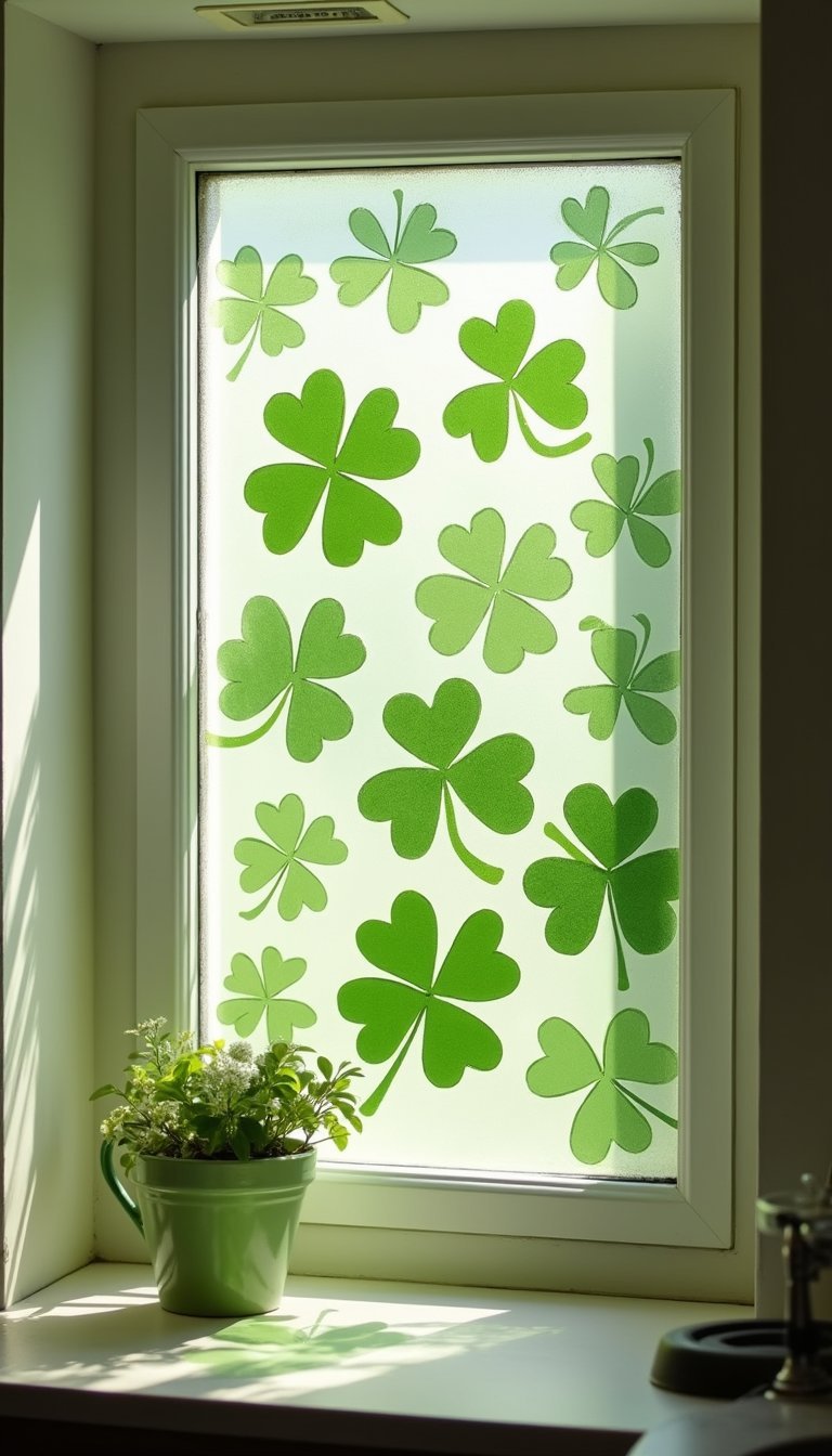 Window clings for lighthearted sill decor